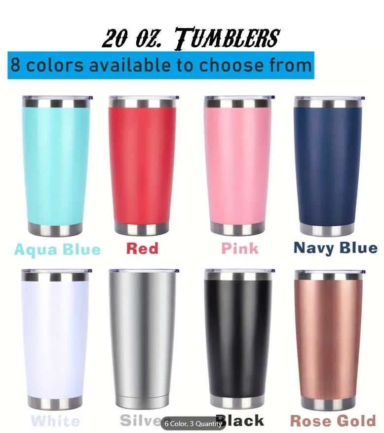 20 oz. Custom Drink Tumbler